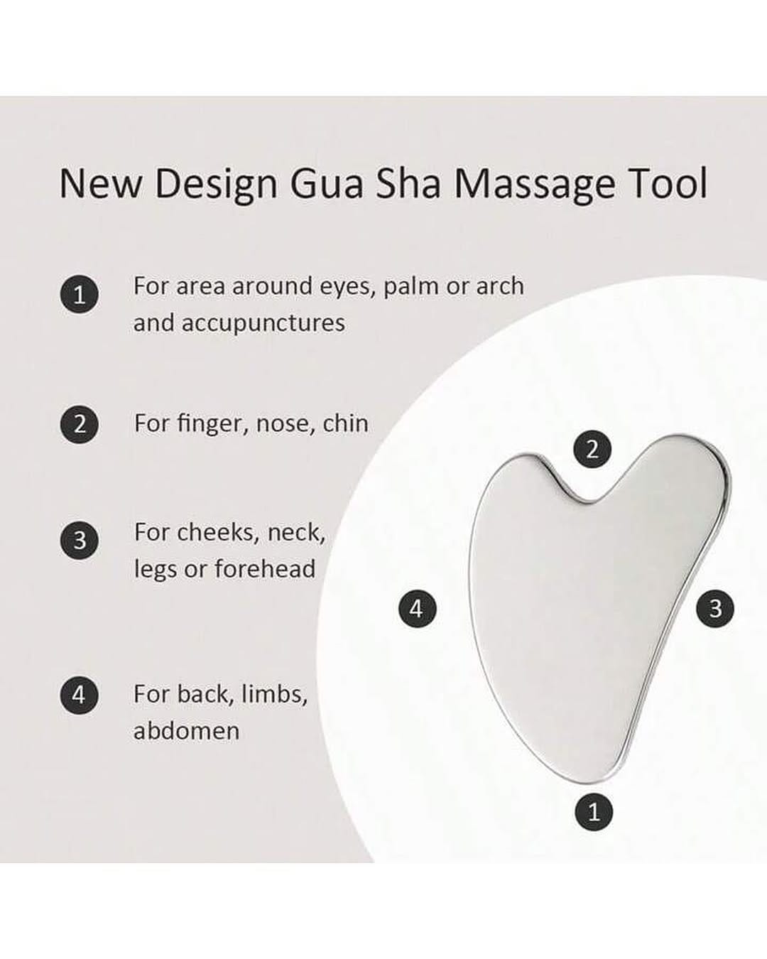 Stainless Steel Gua Sha